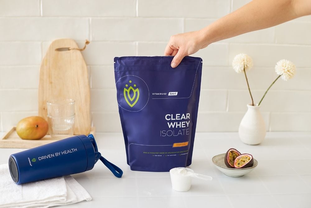Frisse variant voor de romige eiwitshake: Clear Whey