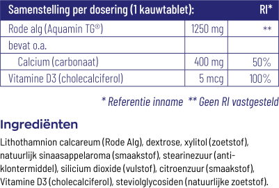 Calcium 400 & D3 uit Rode Alg
