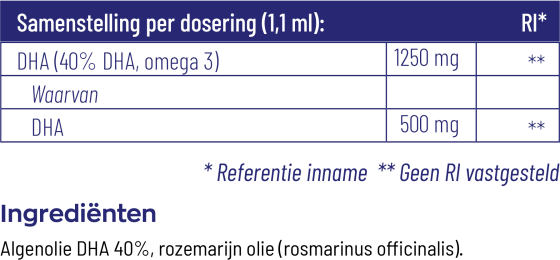 Vegan Omega-3 1250 TG algenolie