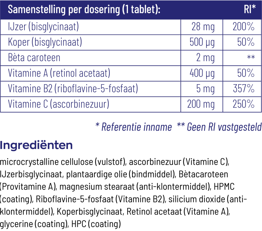 IJzer Bisglycinaat Complex