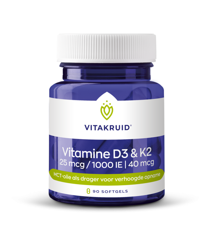 Vitamine D3 & K2 softgels