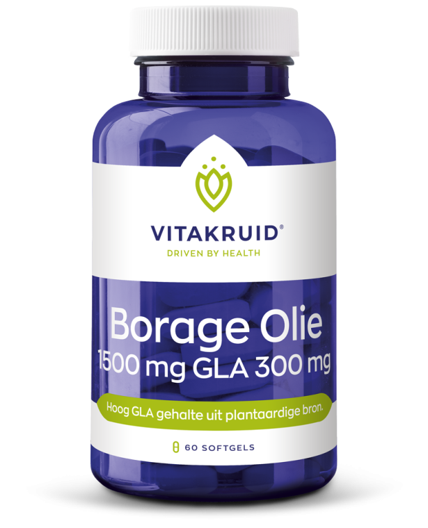 Borage Olie 1500 mg GLA 300 mg