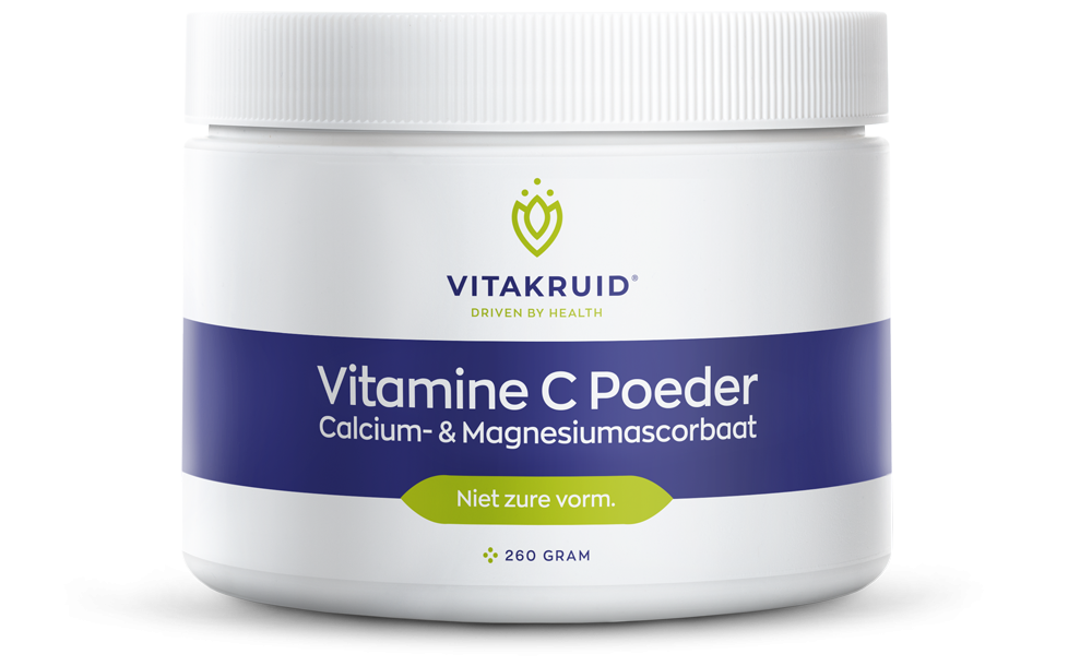 Vitamine C poeder Calcium- & Magnesiumascorbaat