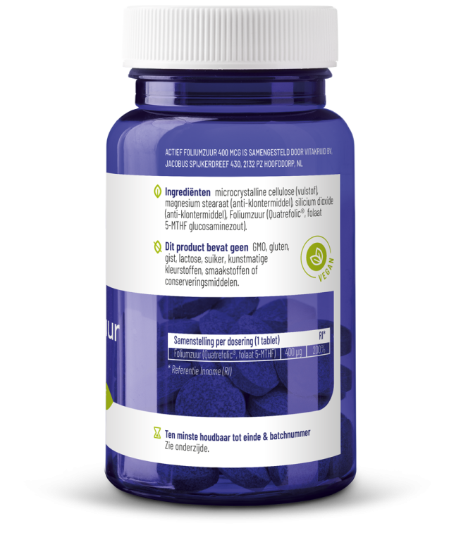 Actief Foliumzuur 400 mcg