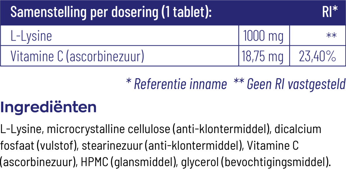 L-Lysine 1000 mg