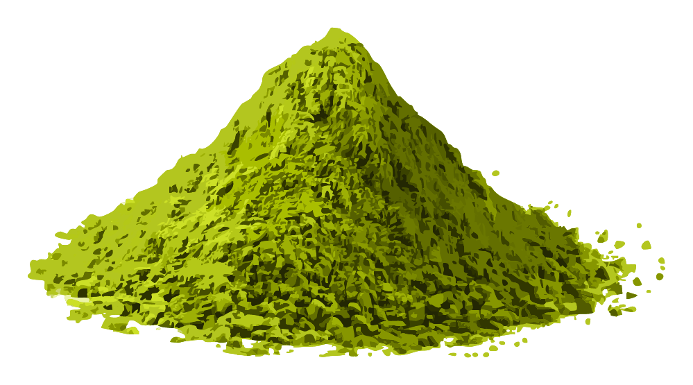 visual van matcha poeder