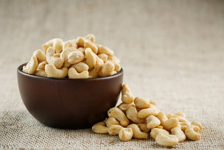 schaaltje met cashews