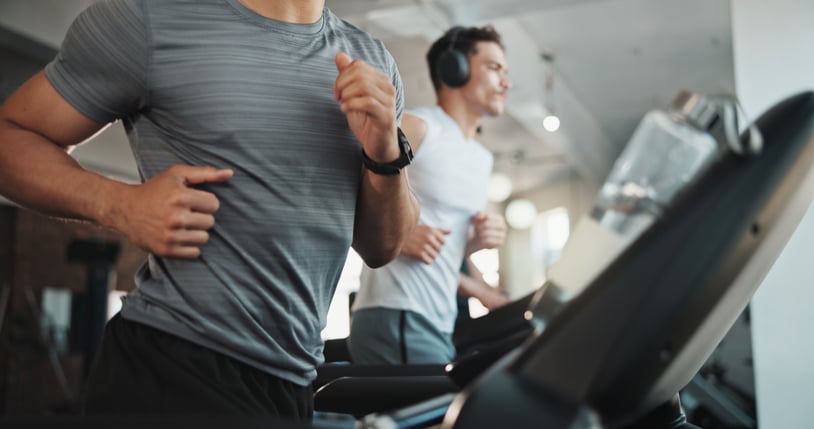 Hardlopen op de loopband