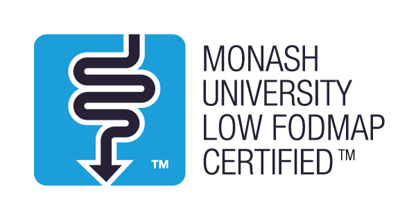 Logo Monash University Low Fodmap Certified