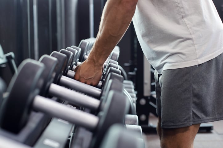 Dumbbells met meerdere gewichten